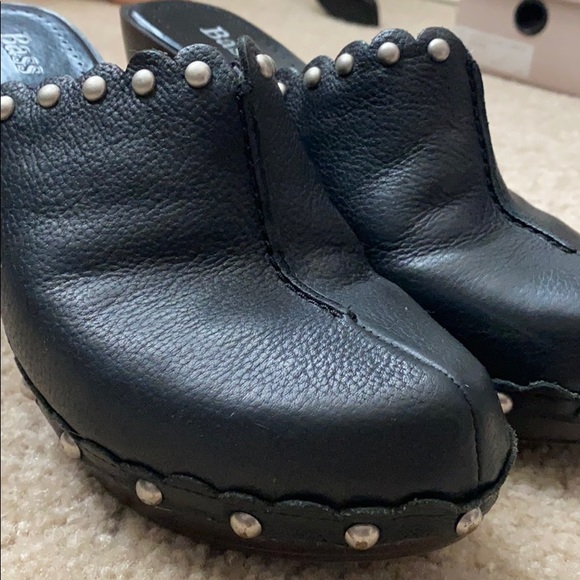 Studded Leather Clogs - Picture 2 of 6